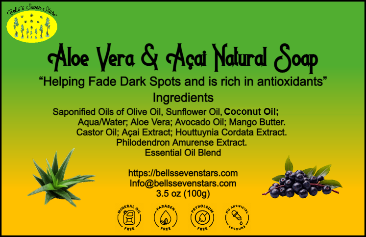 Aloe Vera & Açai Natural Soap