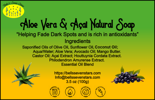 Aloe Vera & Açai Natural Soap