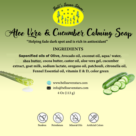 Aloe Vera & Cucumber Calming Soap