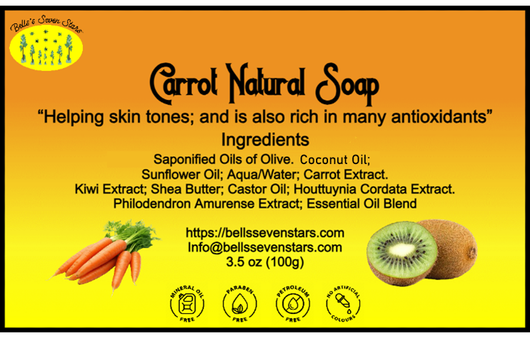 Carrot Natural Soap
