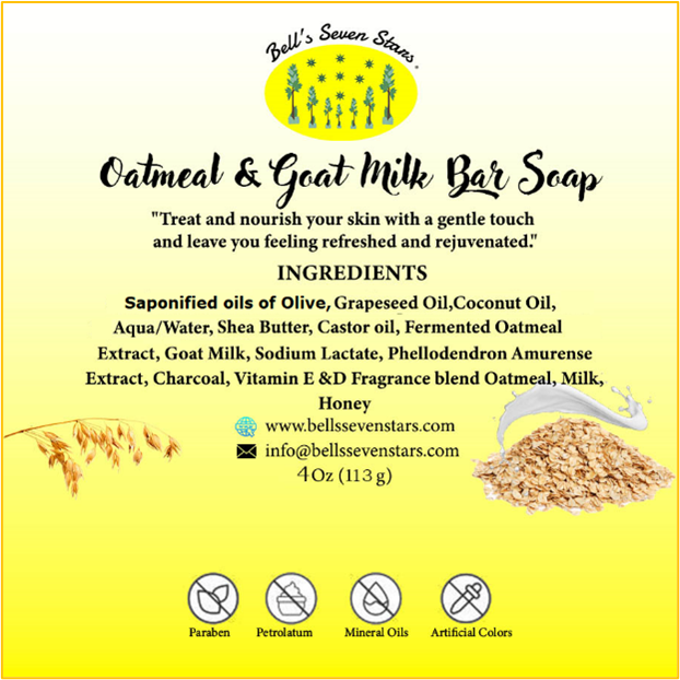 OATMEAL & GOAT MILK BAR SOAP