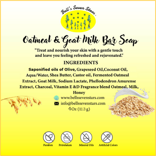 OATMEAL & GOAT MILK BAR SOAP
