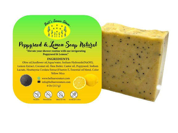 POPPYSEED & LEMON NATURAL SOAP