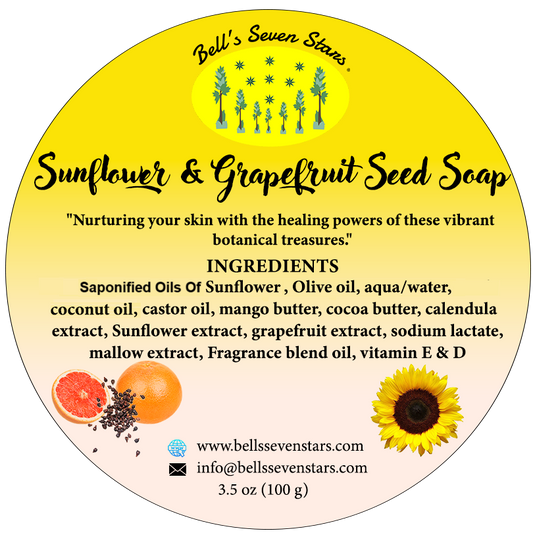 Sunflower & Grapefruit Seed Soap