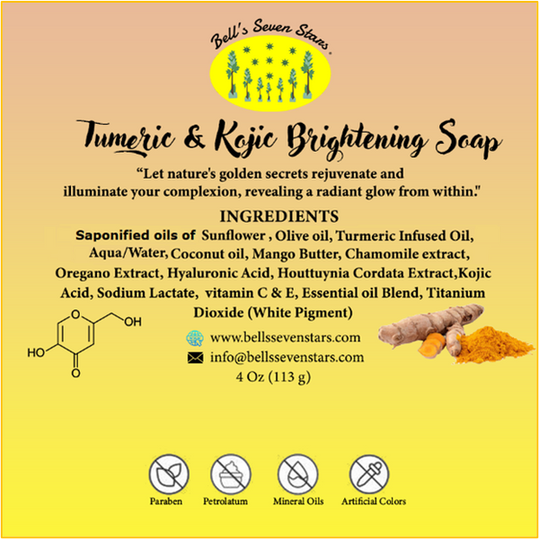 Turmeric & Kojic Brightening Soap